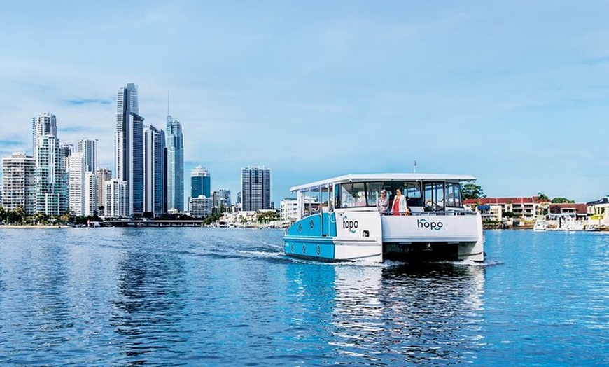 Image 1: Gold Coast Hop On Hop Off Sightseeing Cruise 1 Day Pass