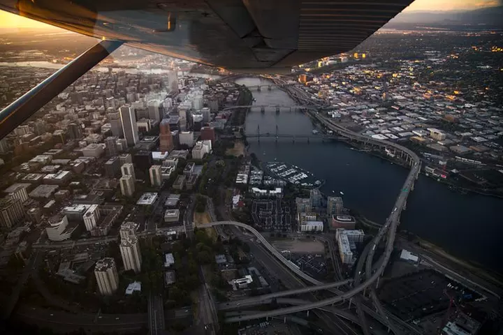 Downtown Portland Airplane Tour for 3 People - Primary Image
