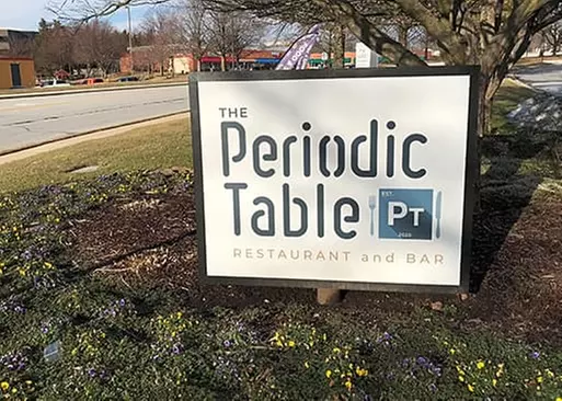 5% Cash Back at The Periodic Table Restaurant