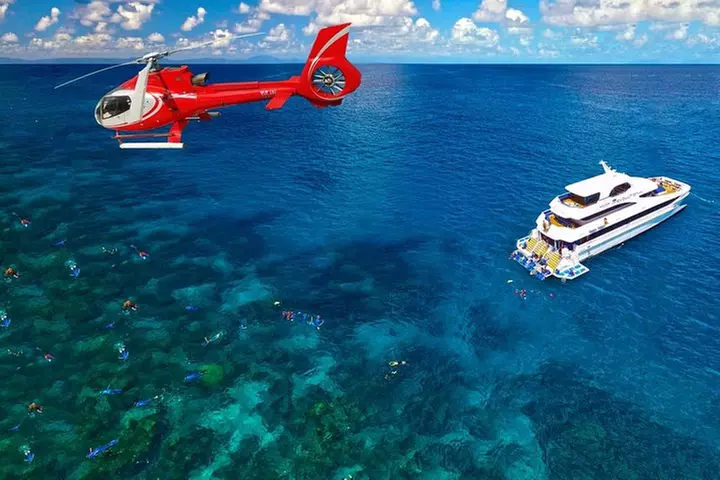Full Day Reef Cruise and 10 Minute Helicopter Scenic Flight - Primary Image