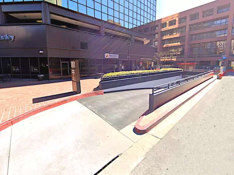 Parking at Underground Entrance - 101 West Broadway Garage - Second Medium