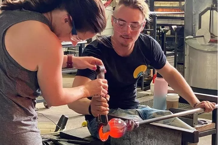 Private Three Piece Glassblowing Lesson for up to 6 people