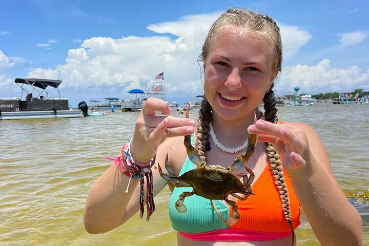 Premium Non-Private 3 Hour Crab Island and Eco Tour with Bathroom