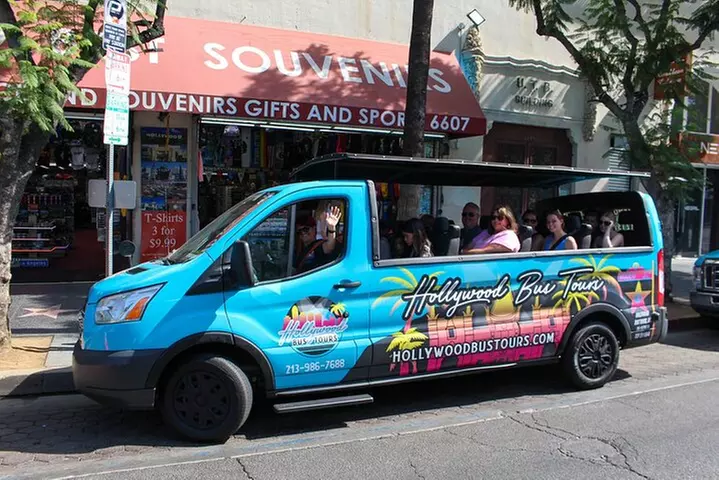 Hollywood, Beverly Hills & Celebrity Homes Tour by Open Air Bus