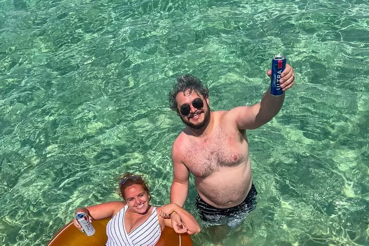 3 hour Crab Island Tour with swimming *bathrooom on board*
