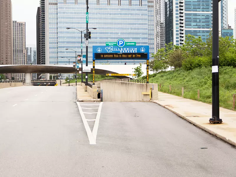 Parking at Millennium Lakeside - Underground Entrance