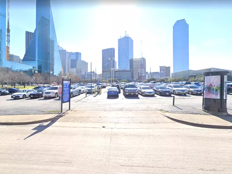 Parking at 1100 McKinney Ave. Lot