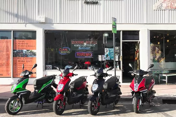 Rent A Large Double Scooter 2Hrs + 1Hr Free in Miami Beach - Primary Image