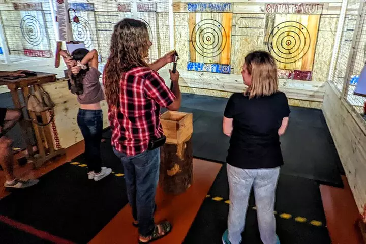 90 Minute Axe Throwing Guided Experience St Pete Hatchet Hangout
