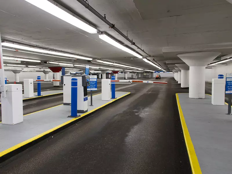 Parking at Millennium Lakeside - Underground Entrance