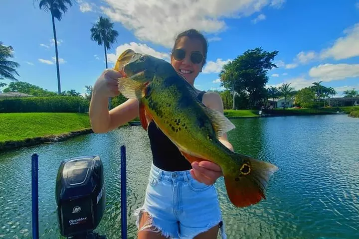 Peacock Bass Fishing Trip near Miami South Beach