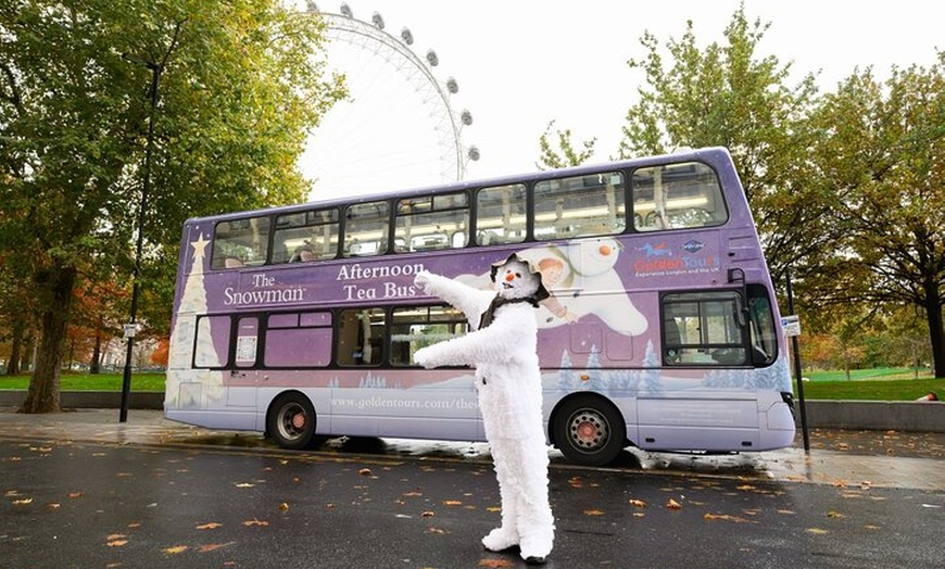 Image 4: London: The Snowman Afternoon Tea Bus Tour