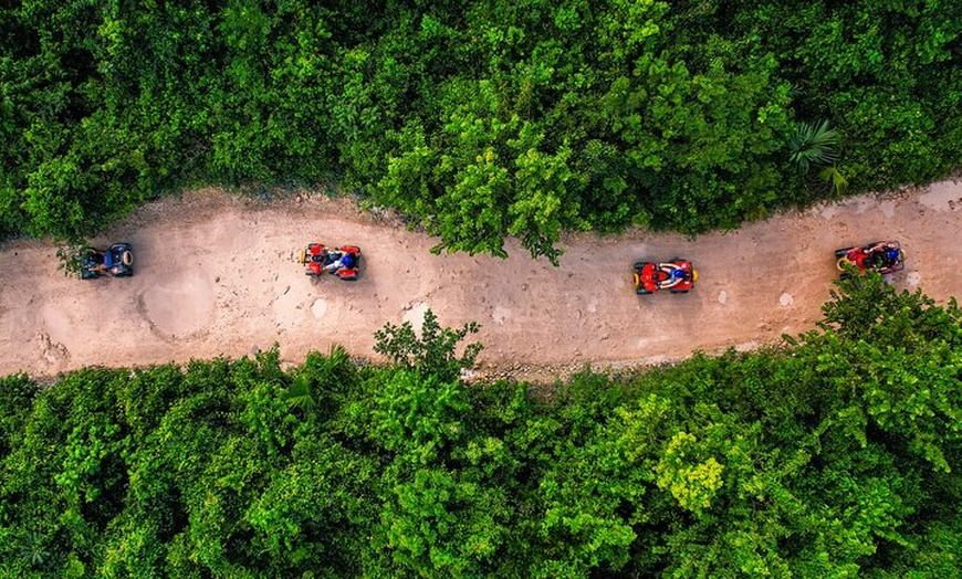 Image 3: Ultimate Adventure Combo ATV, Ziplines and Cenote