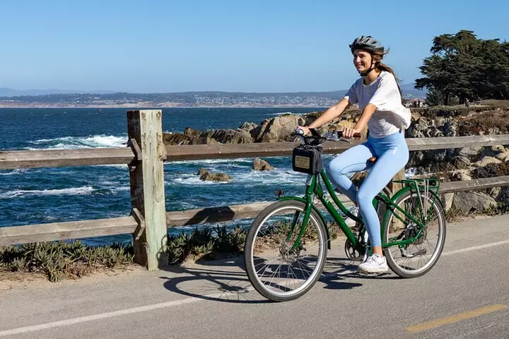 Electric Bike Rental for 17-mile Dr. Start on Cannery Row 4 hours