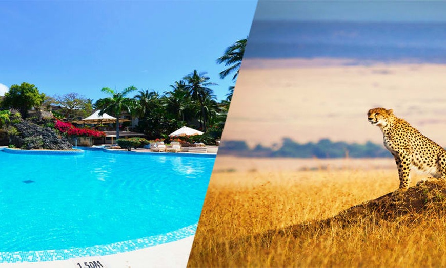 Image 1: ✈ KENYA | Mombasa - Combined Diani Reef Beach Resort 3* & Safari 4*...