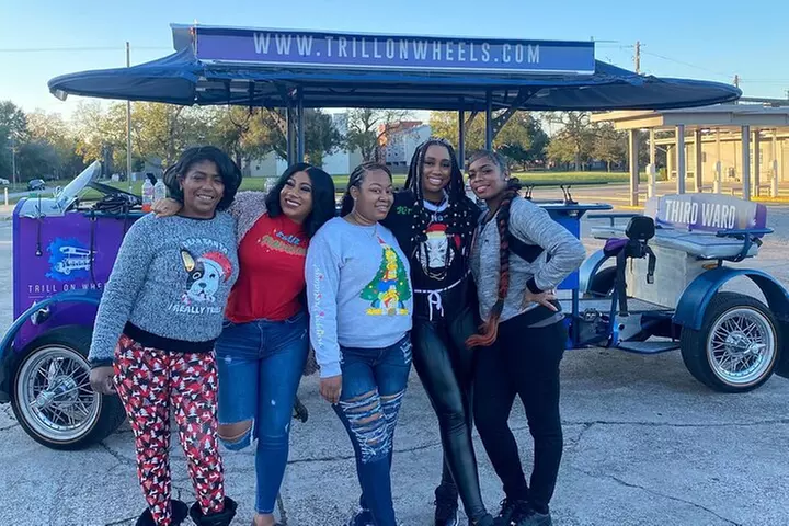 Explore Houston's Hip Hop Culture on a 100% Motorized Party Bike