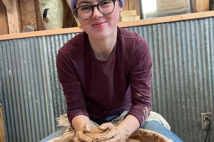 Pottery lesson Just For The Fun Of It.