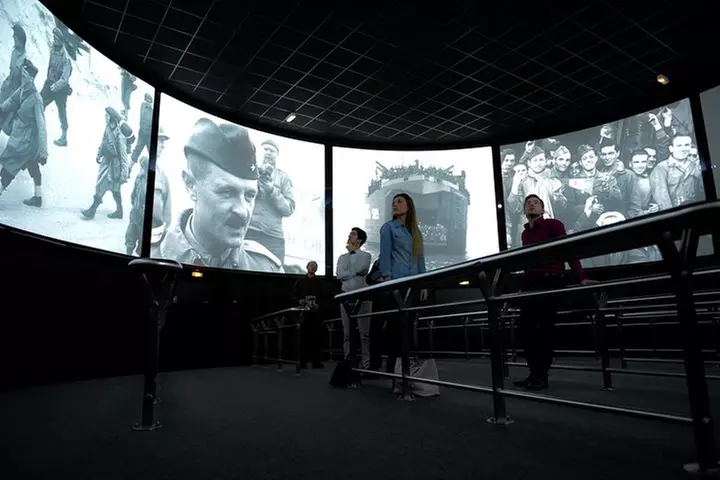 Billet d'entrée au cinéma circulaire Arromanches 360