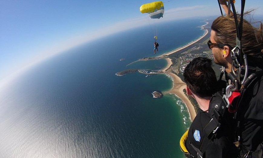 Image 2: Coffs Harbour Ground Rush or Max Freefall Tandem Skydive on the Beach