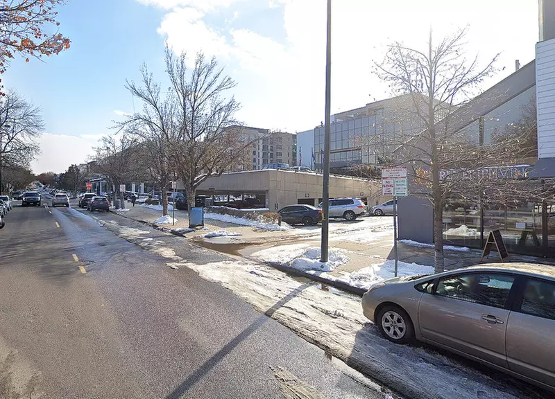Parking at Alley Entrance - Civica Cheery Creek Garage - Primary Image