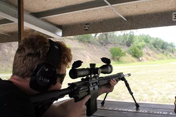 50 Caliber Sniper Rifle Firearm Private Guided Experience - Second Medium