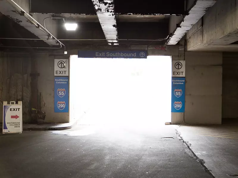 Parking at Millennium Lakeside - Underground Entrance