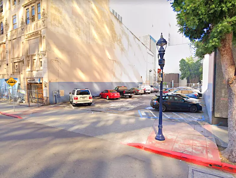 Parking at 4th & B Lot