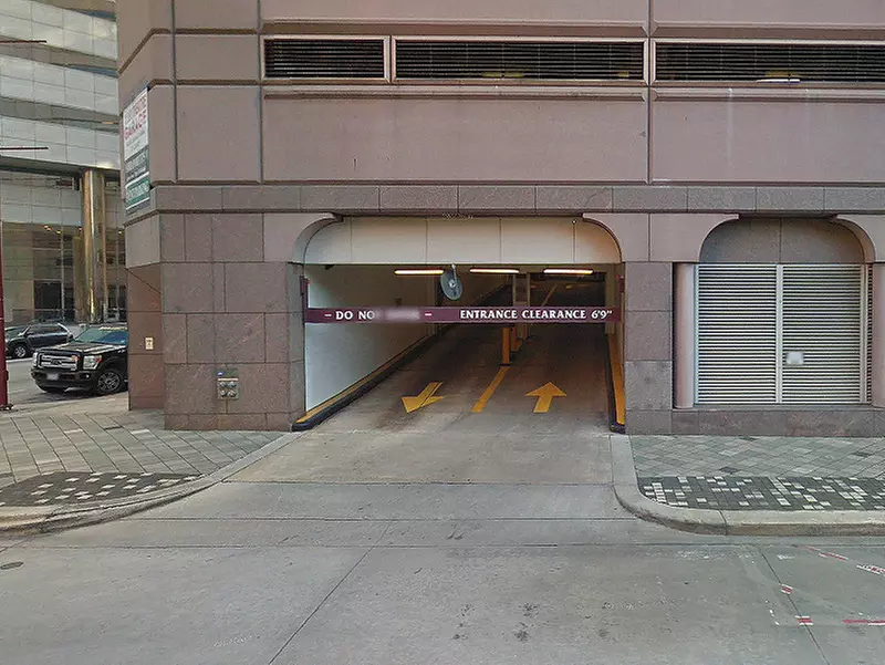 Parking at Alley Theatre Garage - Second Medium
