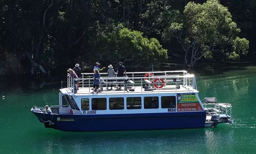 Image 1: Morning Eco Rainforest River Cruise