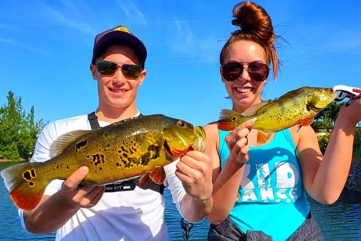 Peacock Bass Fishing Trip near Miami South Beach
