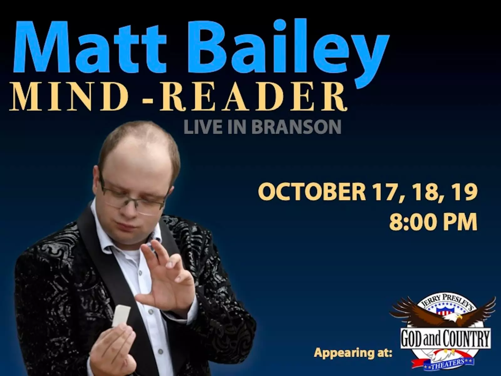 Matt Bailey: Mind Reader -- Live in Branson - Primary Image