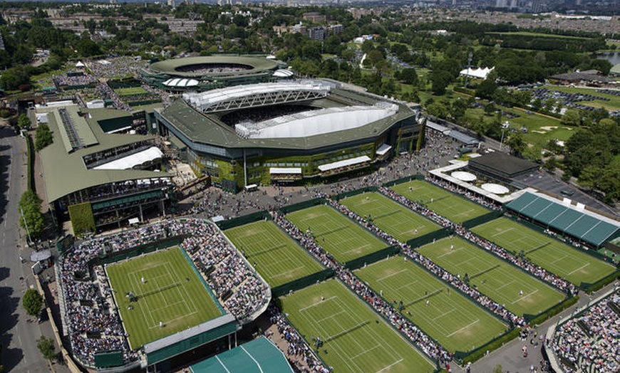 Image 1: Wimbledon All England Tennis Club and Lawn Tennis Museum: Behind-th...