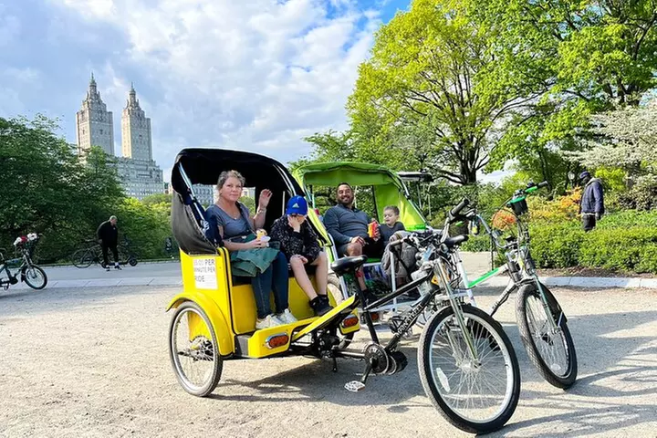 Central Park 2 - Hours Private Pedicab Guided Tour