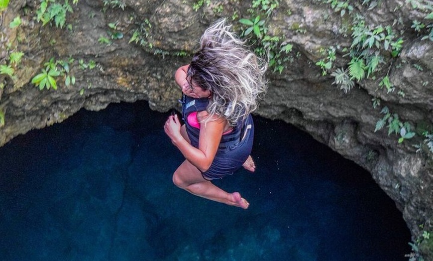 Image 4: Cancún Jungle Combo: ATV+Ziplines+ Cenote swim+ FREE Horse Ride