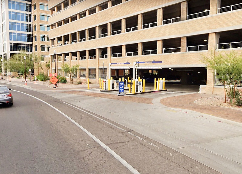 Parking at 201 S. Ash Garage