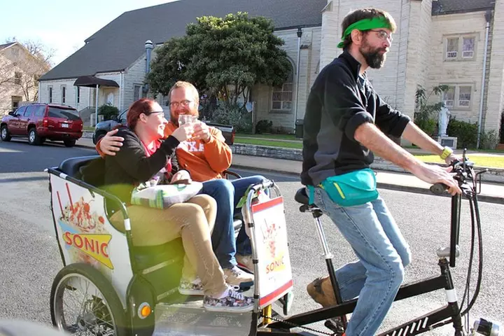 Private Austin Brewery Tour by Pedicab with All-Inclusive Beer Flig...