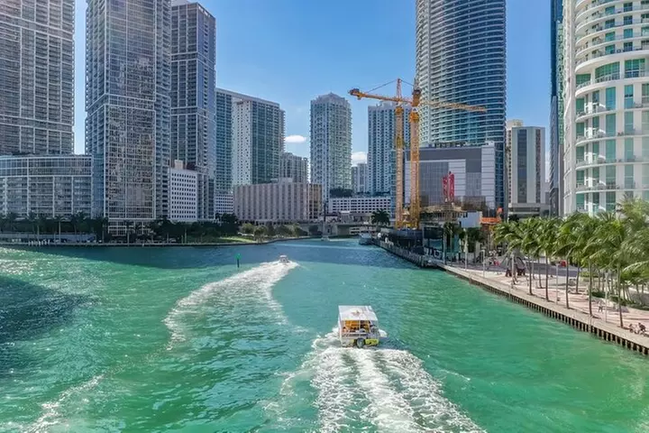 Maimi Water Taxi on Biscayne Bay to & from South Beach