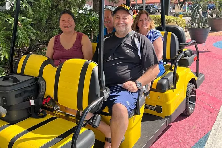 Locally-Guided Tampa Sightseeing Tour in Street-Legal Golf Cart