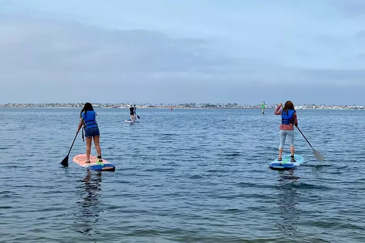 Stand up Paddle Board Lesson on The San Diego Bay