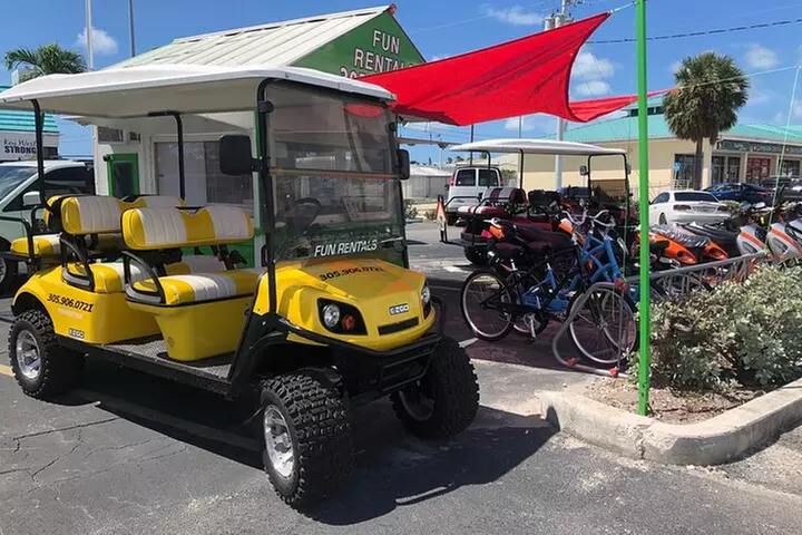 6 Passenger Golf Cart Rental in Key West