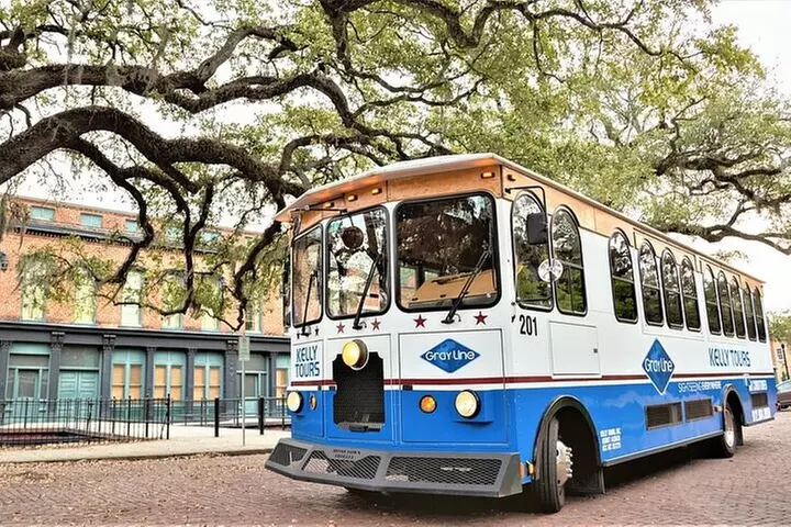 Explore Savannah Sightseeing Trolley Tour with Bonus Unlimited Shut...