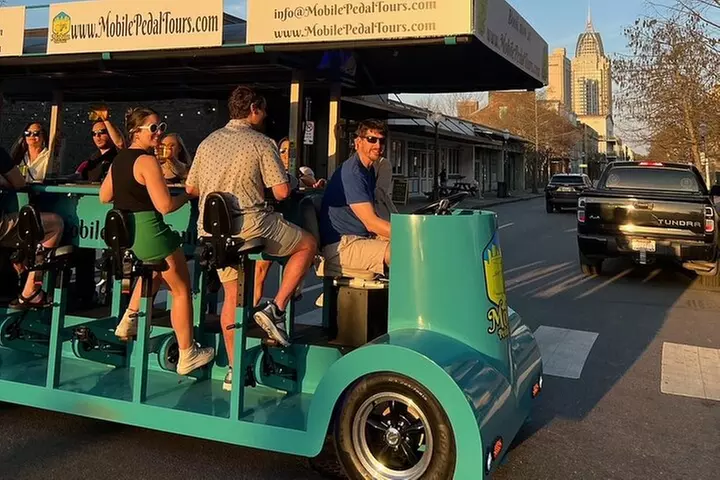 Private Pedal Party Bike Tour through Historic Downtown Mobile