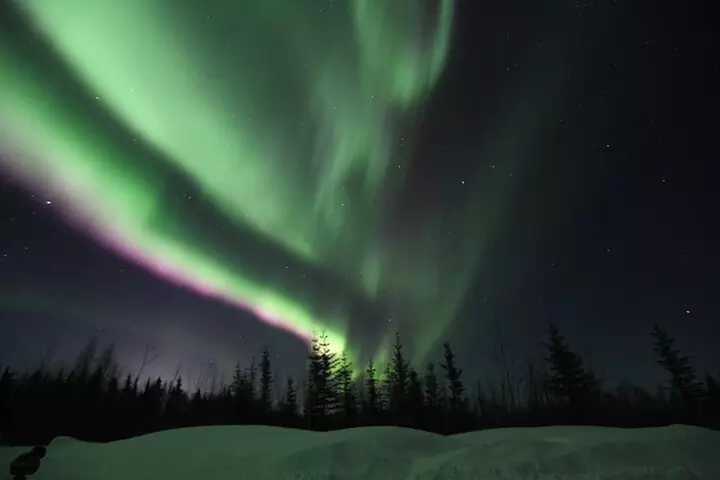 Aurora Viewing - Aurora Husky Lodge , Great view from top of the ridge