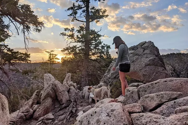 Guided Hiking Tour in Big Bear with Sunset Champagne toast on Priva...