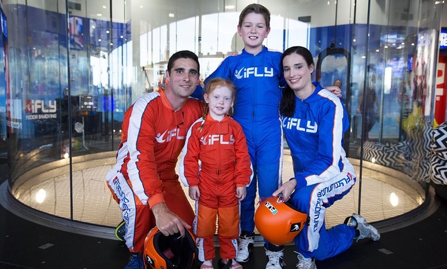 Image 9: Milton Keynes iFLY Indoor Skydiving Experience - 2 Flights & Certif...