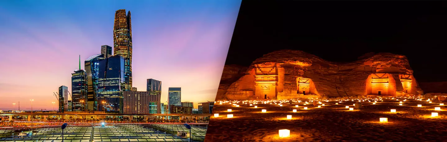 ✈ SAUDI-ARABIEN | Von Riad nach Jeddah - Das Goldene Dreieck Saudi-...