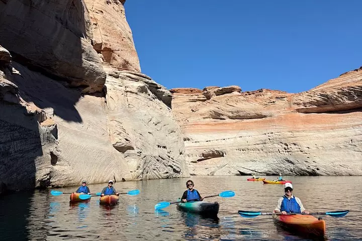 Kayak Antelope Canyon and hike, at Lake Powell