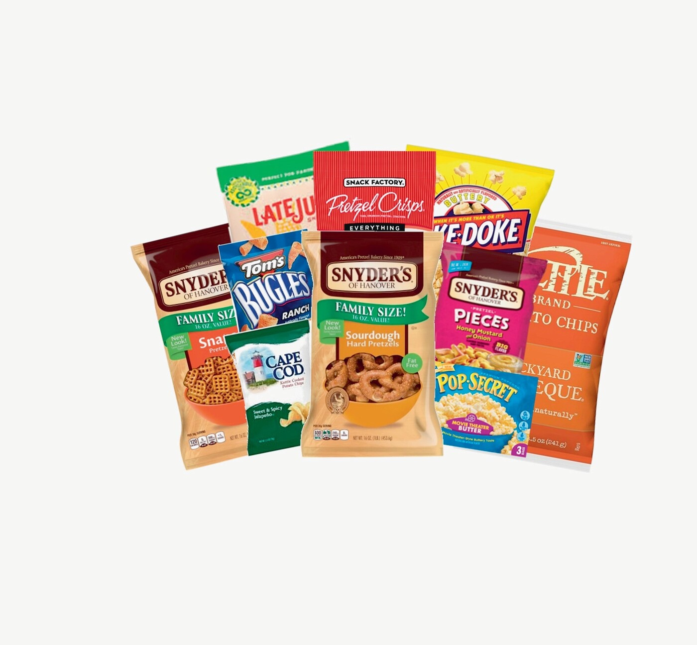 $10 For $20 Towards Pretzels, Snacks & More