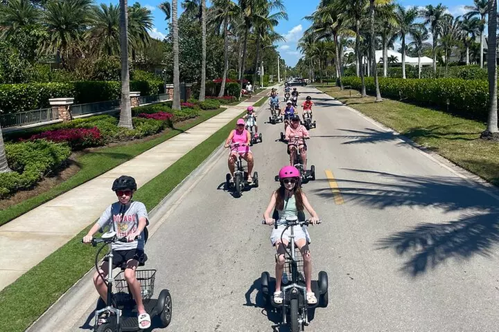 Private Trike and Moped Tour of Downtown Naples Florida