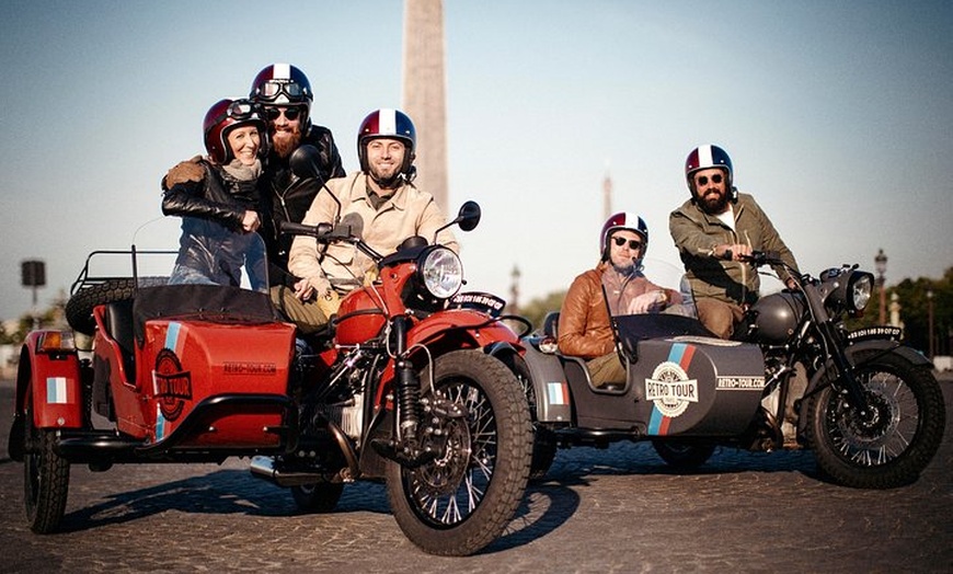 Image 3: Visite guidée privée de 1 heure à 7 heures en side-car d'époque